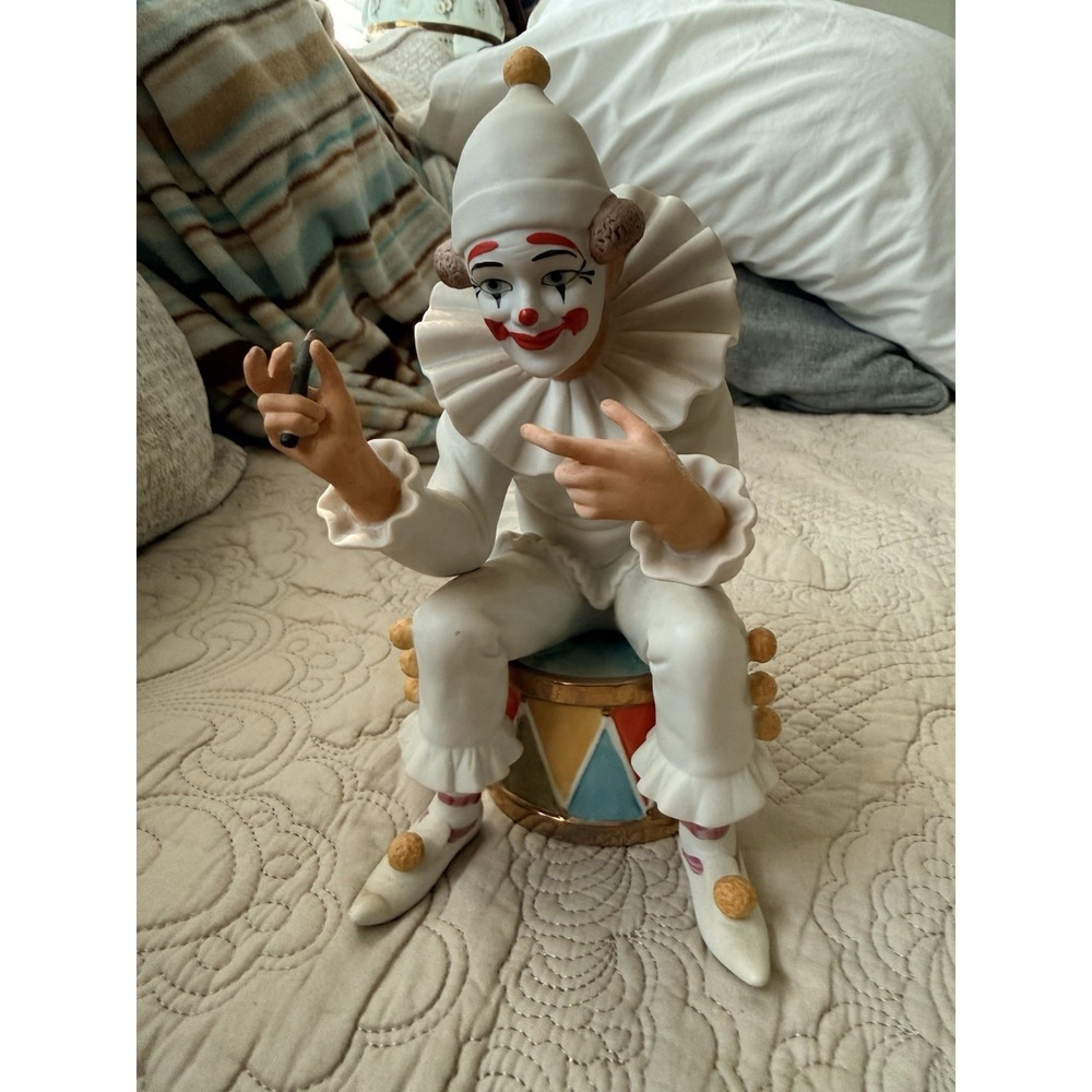 Royal Doulton Ben Black 1983 Limited Edition Carnival Of Clowns Final Touches